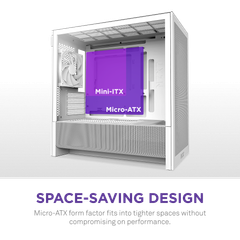 Thùng máy Case NZXT H3 Flow - Trắng (CC-H31FW-01)