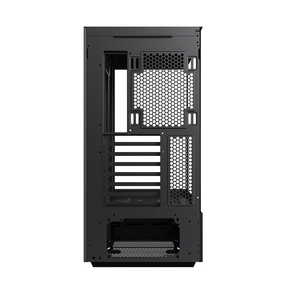 Thùng máy Case Leopard AC-02 | Đen, kính cong, LCD