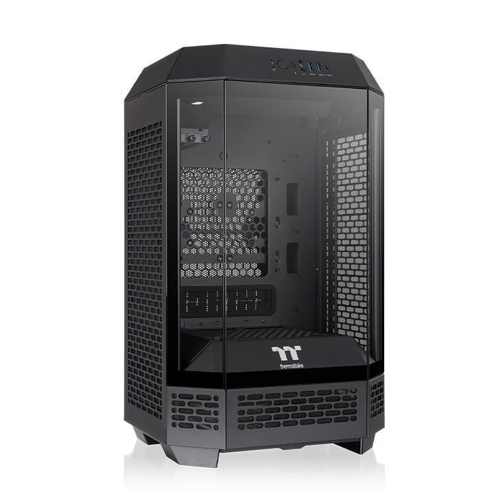 Thùng máy Thermaltake Tower 250 Mini-ITX Black | Không kèm fan (CA-1Z9-00S1WN-00)
