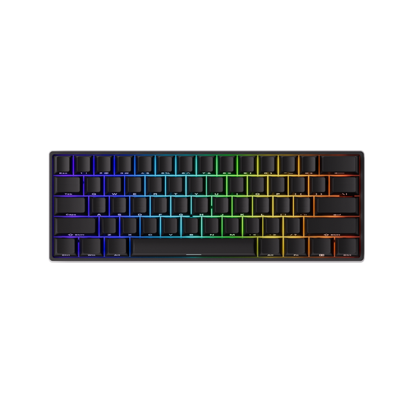 Bàn phím cơ không dây MonsGeek FUN60 Max SP Black | Glare Magnetic Switches (Tri-mode) 8K in 2.4G Wireless