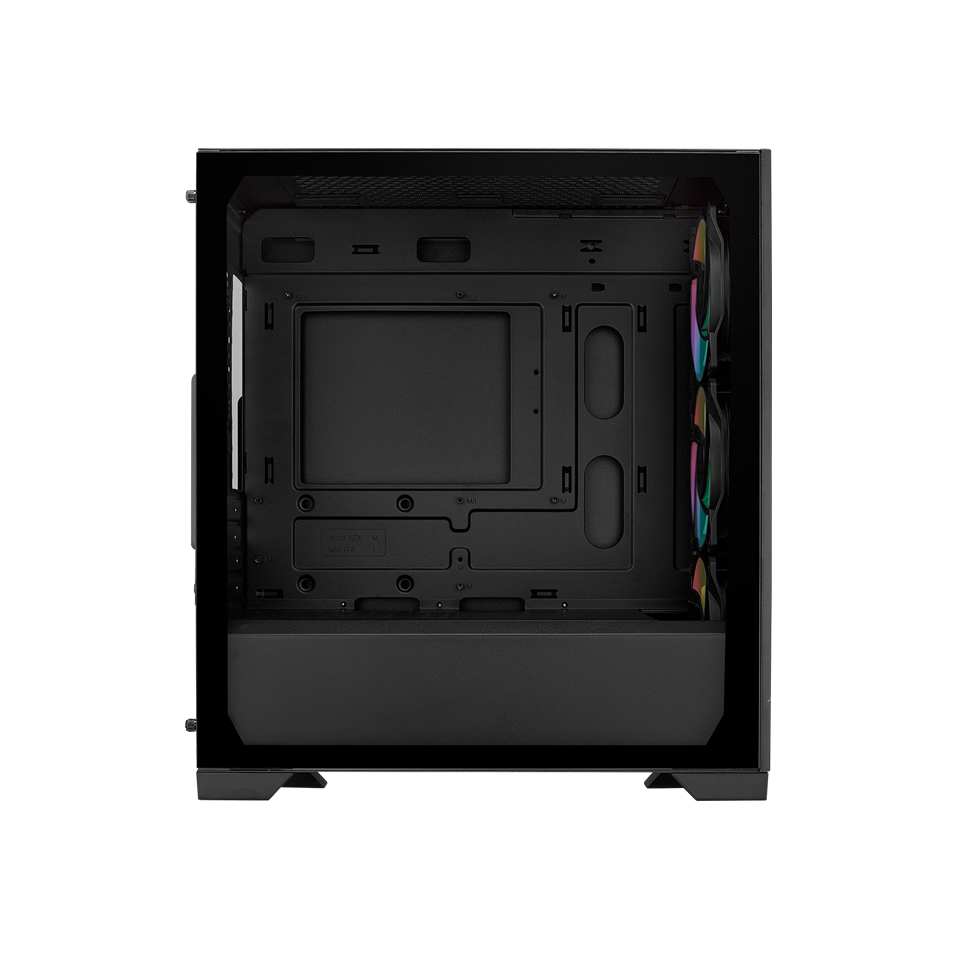 Thùng máy Cooler Master Elite 301 - Đen | Kèm 3 fan led (E301-KGNN-S00)