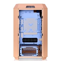 Thùng máy Thermaltake Tower 300 Peach Fuzz M-ATX | Sẵn 2 fan 14cm