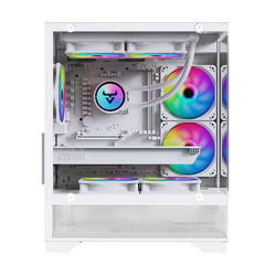 Thùng máy Case Magic Mix Tower Air - Trắng | Aio 240, hồ cá