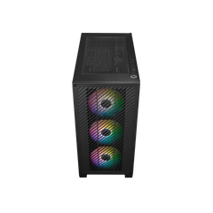 Thùng máy Cooler Master Elite 301 - Đen | Kèm 3 fan led (E301-KGNN-S00)