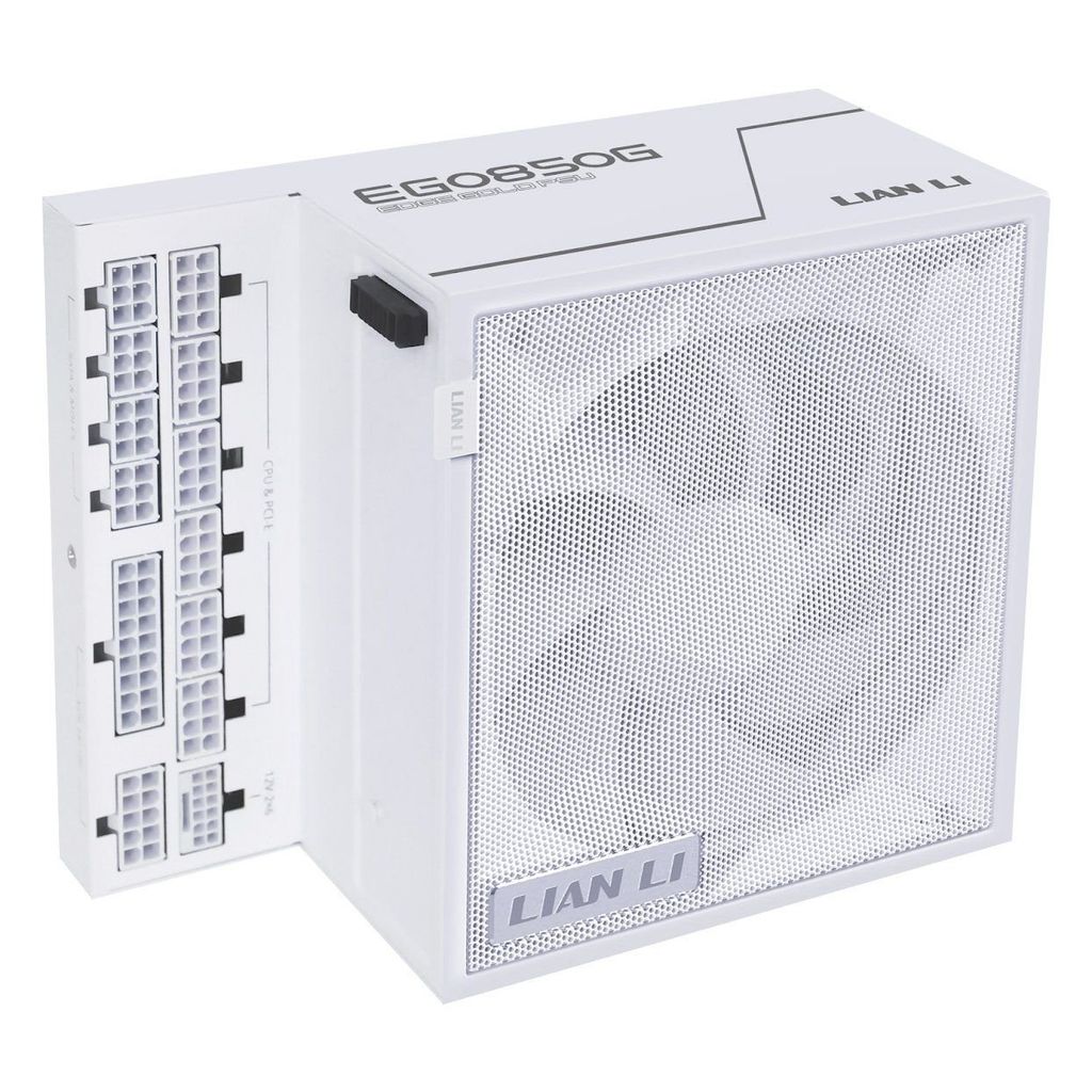 Nguồn máy tính Lian Li EDGE 850W Gold - Trắng | Không kèm HUB (UPC PSULLEG850w.EU)