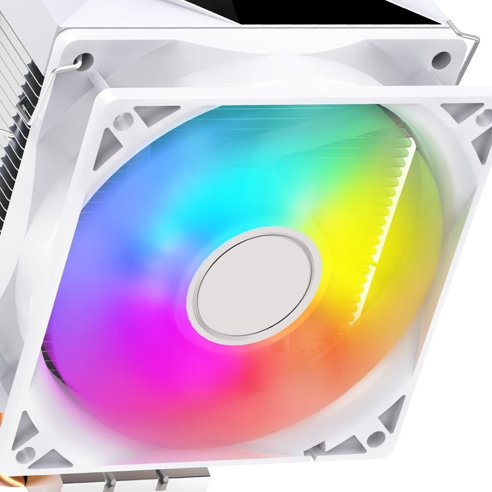 Tản nhiệt khí Leopard K200 Trắng | 92mm, RGB (1200, 1700, AM4, AM5)