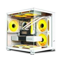 Thùng máy Aqual X2-M | Micro-ATX, Trắng
