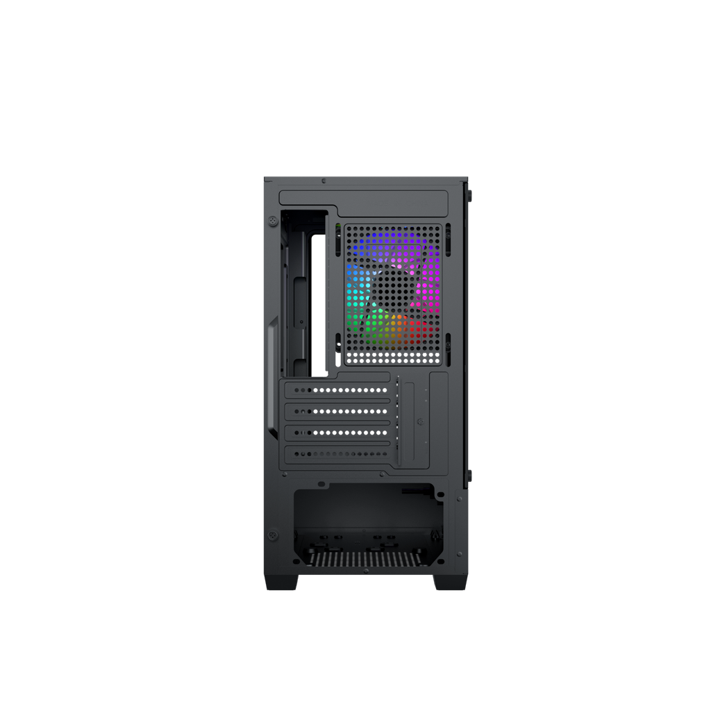 Thùng máy Xigmatek View II 3F M-ATX | Màu đen