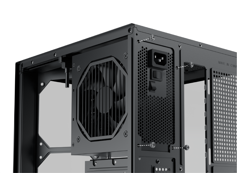 Thùng máy Case Xigmatek AquaM Nano II - Đen | Không kèm fan