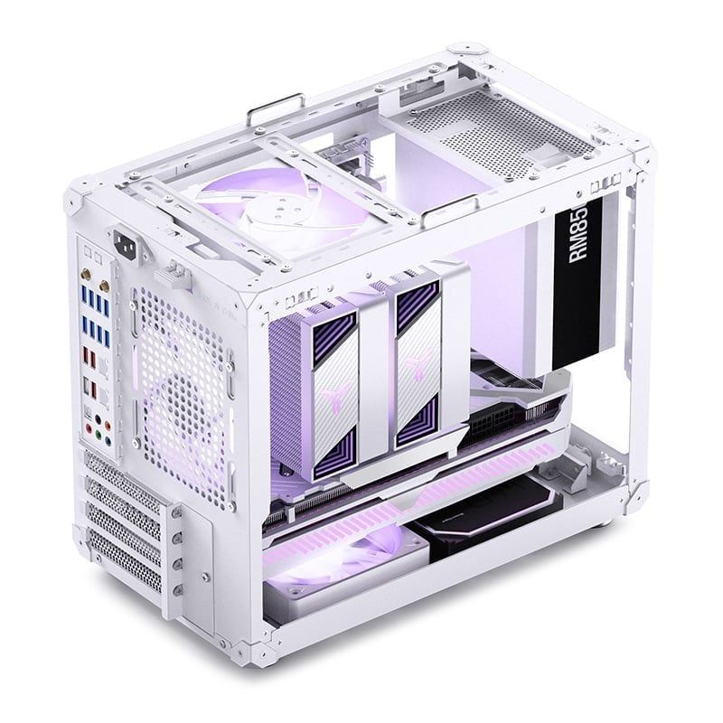 Thùng máy Jonsbo C6 Max Micro-ATX | Màu trắng