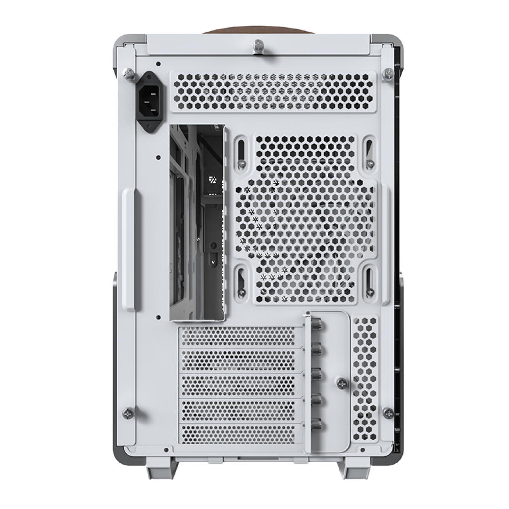 Thùng máy Montech Heritage Pro (Mini PC) | Trắng, kèm sẵn 4 fan