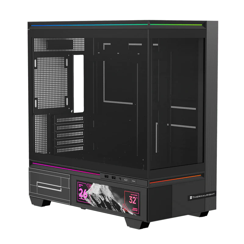 Thùng máy THERMALRIGHT TL-M10 Vision LCD Đen