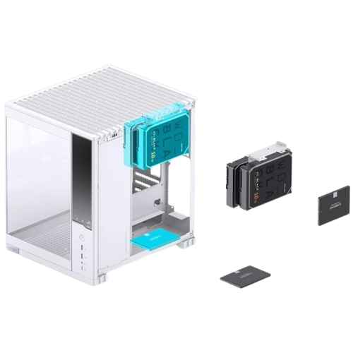 Vỏ máy tính Case Jonsbo D34 WHITE