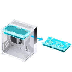 Vỏ máy tính Case Jonsbo D34 WHITE