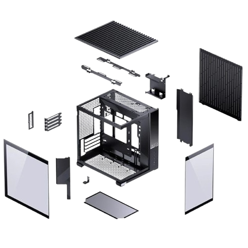 Vỏ máy tính Case Jonsbo D34 BLACK