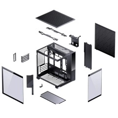 Vỏ máy tính Case Jonsbo D34 BLACK