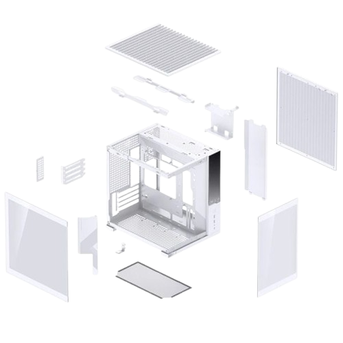 Vỏ máy tính Case Jonsbo D34 WHITE