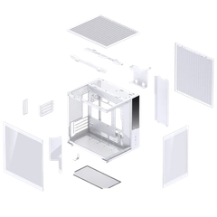 Vỏ máy tính Case Jonsbo D34 WHITE