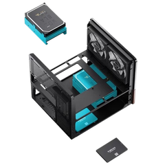 Vỏ máy tính Case Jonsbo V12 BLACK