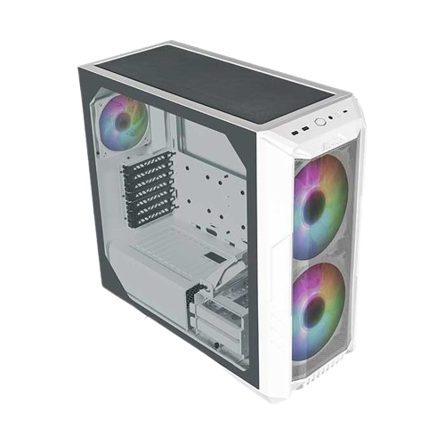 Thùng máy Case Cooler Master MasterCase HAF 500 White