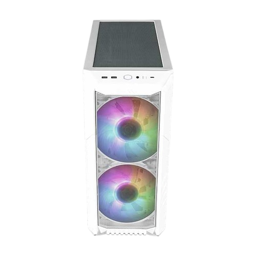 Thùng máy Case Cooler Master MasterCase HAF 500 White