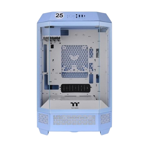 Thùng máy Case Thermaltake The Tower 300 Hydrangea Blue Micro Tower Chassis/Xanh/ sẵn 2 fan ARGB 14cm CA-1Y4-00SFWN-00