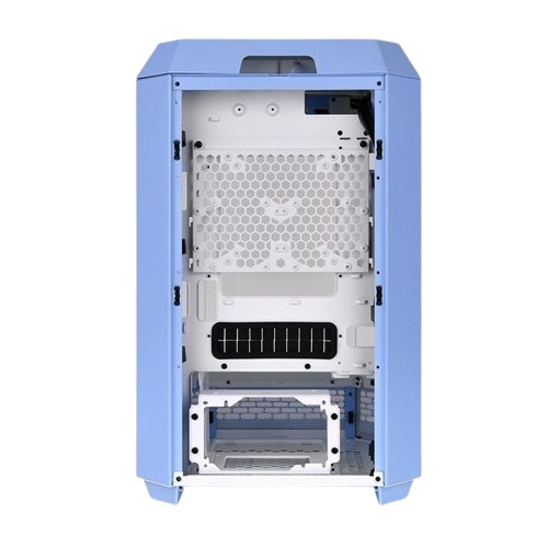 Thùng máy Case Thermaltake The Tower 300 Hydrangea Blue Micro Tower Chassis/Xanh/ sẵn 2 fan ARGB 14cm CA-1Y4-00SFWN-00