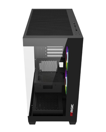 Thùng máy Case Magic C218-M M-ATX - Đen