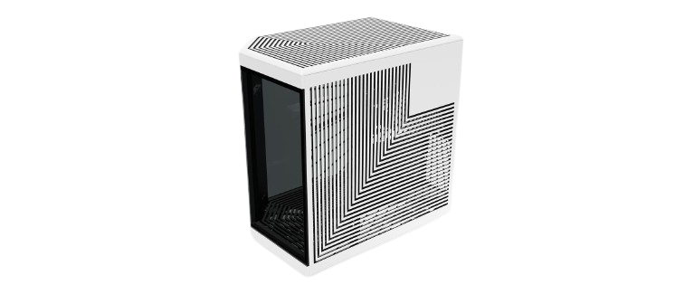 Thùng máy Hyte Y70 Touch Infinite - Đen trắng | Kèm sẵn Cable Riser PCIe 4.0 (CS-HYTE-Y70TTI-WB)