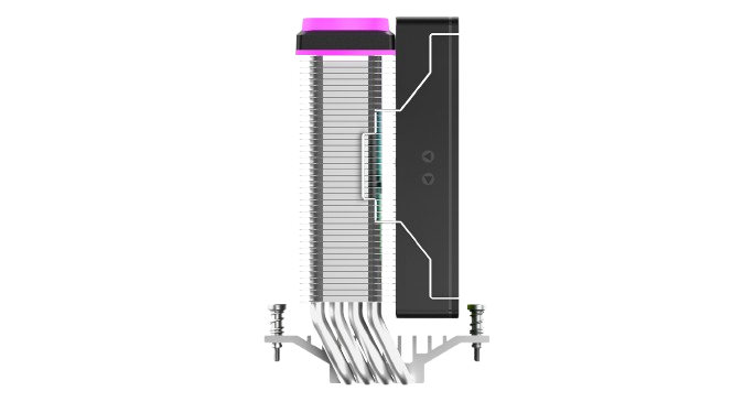 Quạt Tản Nhiệt Khí Ocypus Delta A40 SE ARGB Đen