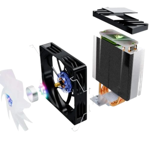 Tản nhiệt khí Leopard K400 ARGB trắng