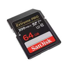 Thẻ nhớ SanDisk 64G Extreme Pro SDSDXXU-064G-GN4IN/V30/U3/C10/UHS-I/200MB/s R 90MB/s