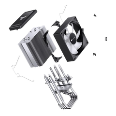 Tản nhiệt khí JONSBO CR-1400 (Color) Black