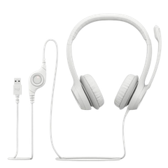 Tai nghe Logitech H390 Trắng