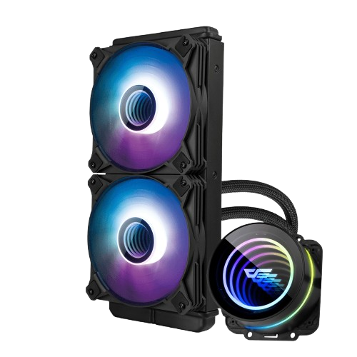 Tản nhiệt nước AIO Darkflash Twister DXV2.6 240 Liquid CPU Cooler Black