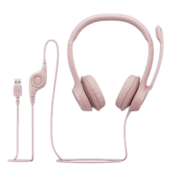 Tai nghe Logitech H390 Hồng