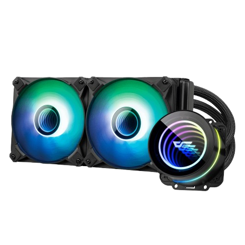 Tản nhiệt nước AIO Darkflash Twister DXV2.6 240 Liquid CPU Cooler Black