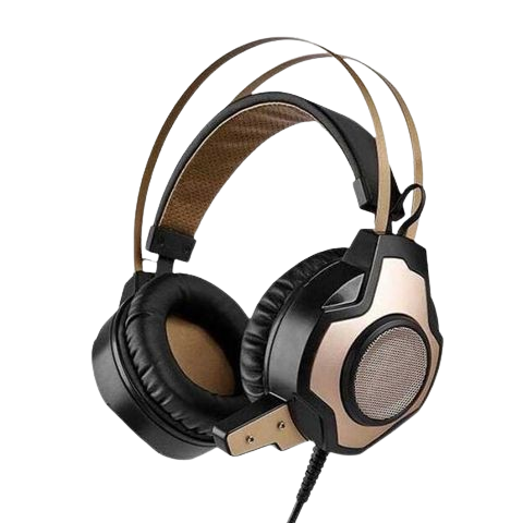Tai Nghe Bestmic 949 Gaming Led Vàng Đồng
