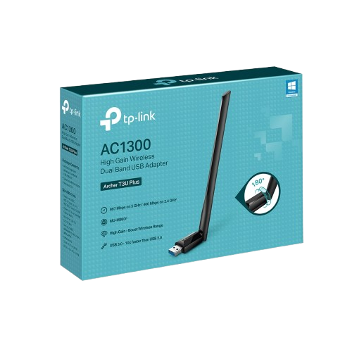 Thiết bị bắt sóng USB  Wifi TP-Link  Archer T3U Plus  AC1300