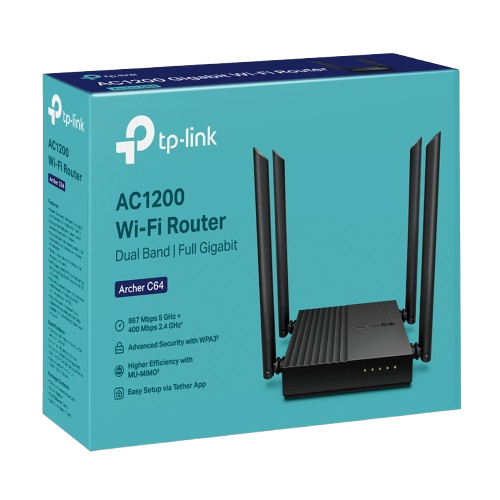Bộ phát Wifi TP-Link Archer C64 Router WiFi AC1200