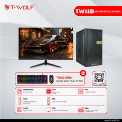 PC T-WOLF Văn Phòng Intel G5905/H510/8GB/SSD 256GB/22