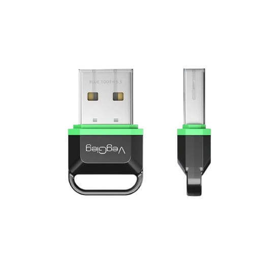 USB nhận Bluetooth V5.3 VEGGIEG VUB503 | Xanh