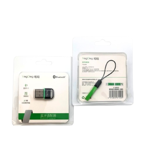 USB nhận Bluetooth V5.3 VEGGIEG VUB503 | Xanh