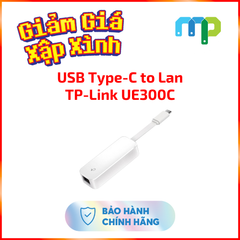 Bộ Chuyển Đổi USB Type-C sang Ethernet RJ45 Gigabit TP-Link UE300C