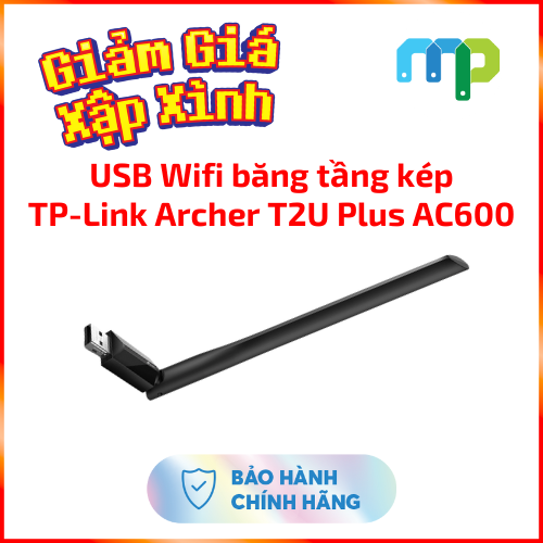 Thiết bị bắt sóng USB  Wifi TP-Link Archer T2U Plus AC600