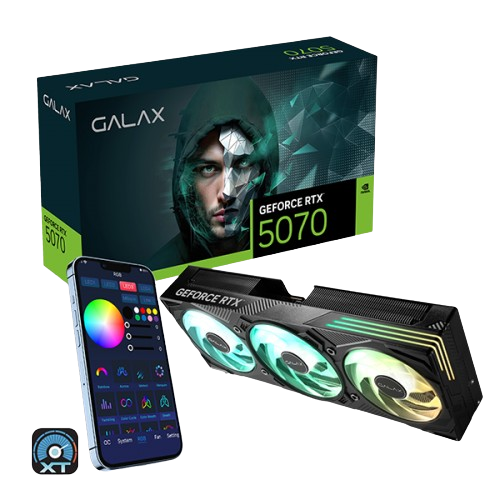 Card màn hình GALAX GeForce RTX™ 5070 1-Click OC Black
