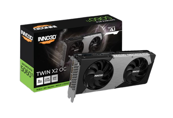 Card màn hình INNO3D GeForce RTX 5060 Ti 8GB Twin X2 OC