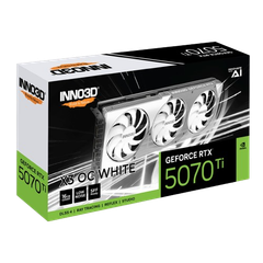 Card màn hình INNO3D GeForce RTX™ 5070 Ti X3 OC WHITE