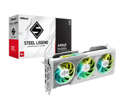 Card màn hình ASRock AMD RX 9070 XT 16G Steel Legend