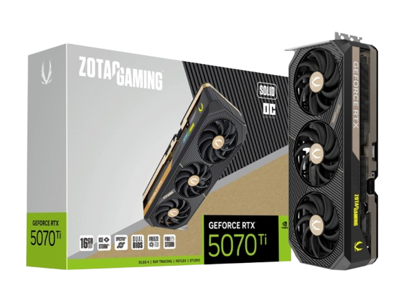 Card màn hình ZOTAC GAMING RTX 5070 Ti SOLID OC